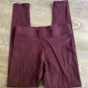 Maroon Aerie Leggings